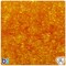 BeadTin Sun Gold Transparent 11mm TriBead Plastic Craft Beads (500pcs)